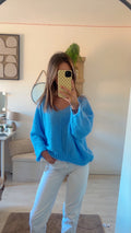 Pull bleu ciel