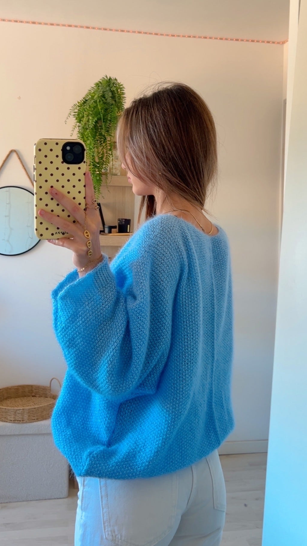 Pull bleu ciel