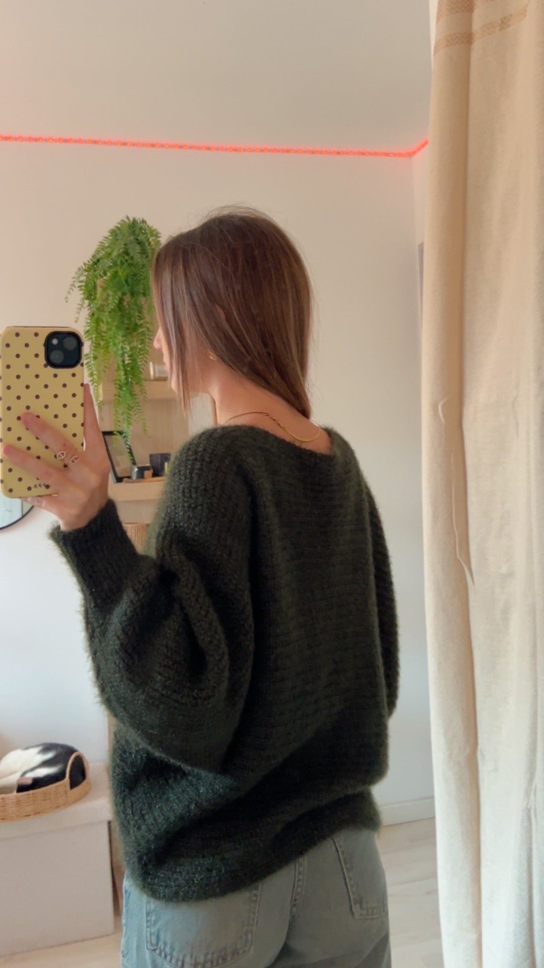 Pull maille Kaki 🌲