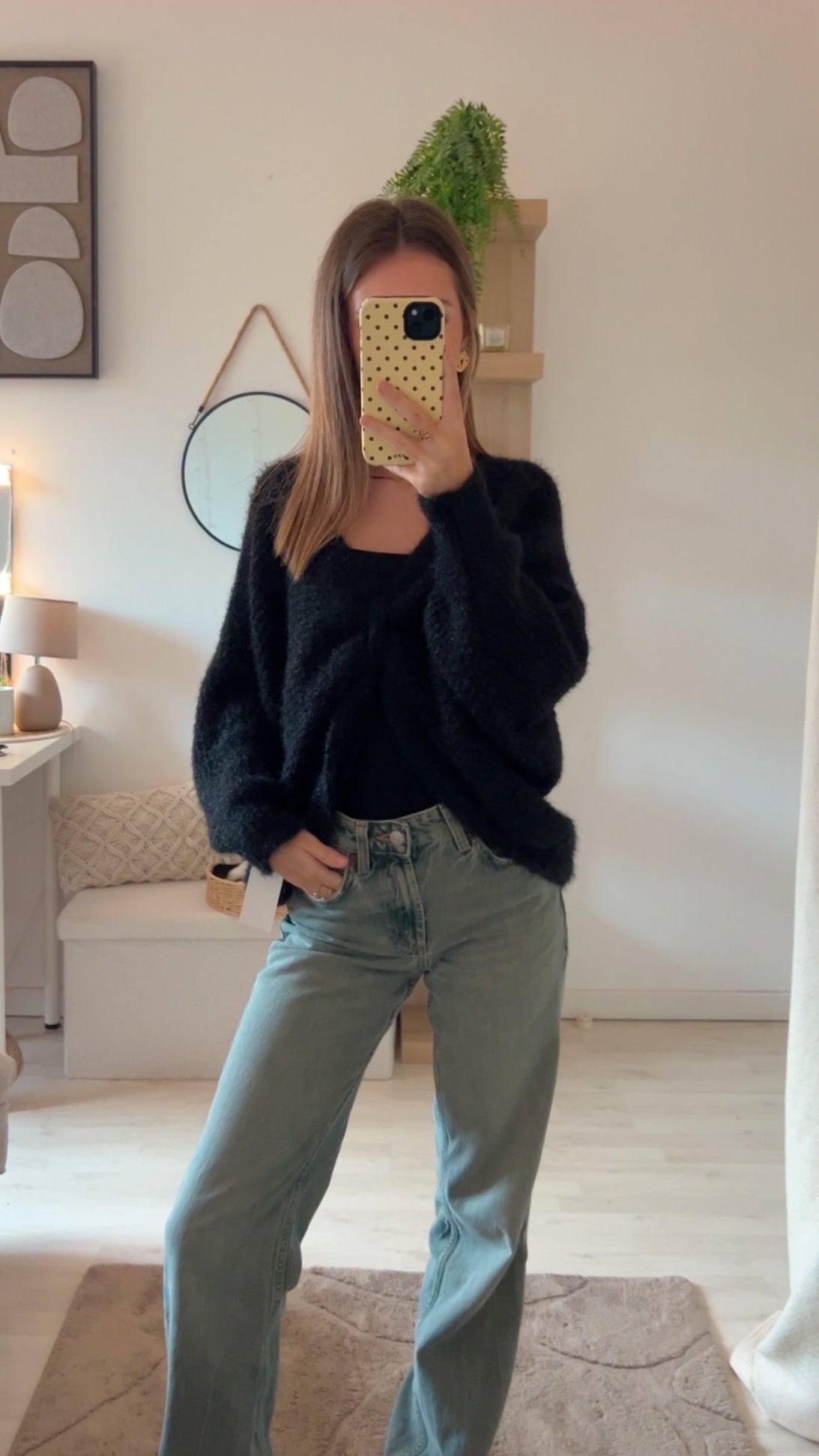 Pull maille Noir 🖤